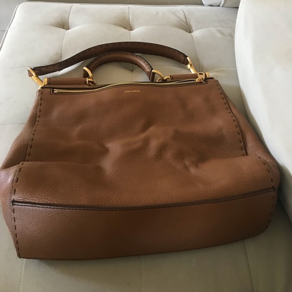 Dolce&Gabanna Miss Sicily pebbled large satchel - Picture 2 of 3